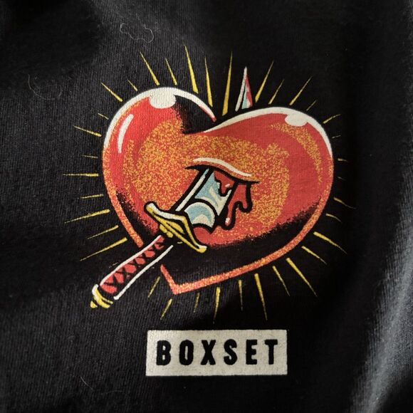 Boxset Mens Black Tee Shirt Large "Bless Your Heart" Graphic Cherub Angel Biker - Picture 6 of 11